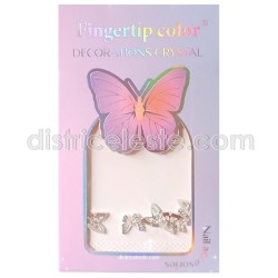 Mariposas 3D Lujo Plateadas...