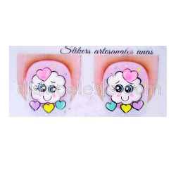 Sticker Artesanal 1.2cm x...