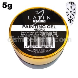 Painting Gel Latin Nails...
