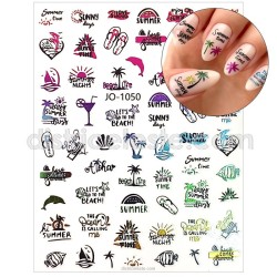 Sticker Playa, Palmeras,...