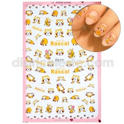 Sticker para Uñas Mapache...