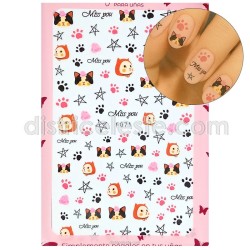 Sticker para Uñas Miss You...
