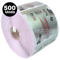 Rollo x 500 Moldes Guía Gris