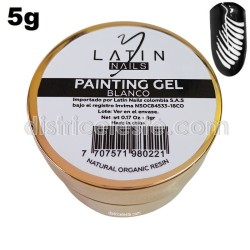 Painting Gel Latin Nails...