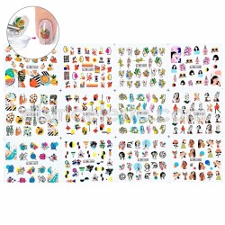 Cartón Stickers de Agua con...