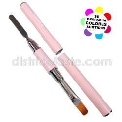 Pincel para Polygel con Tapa